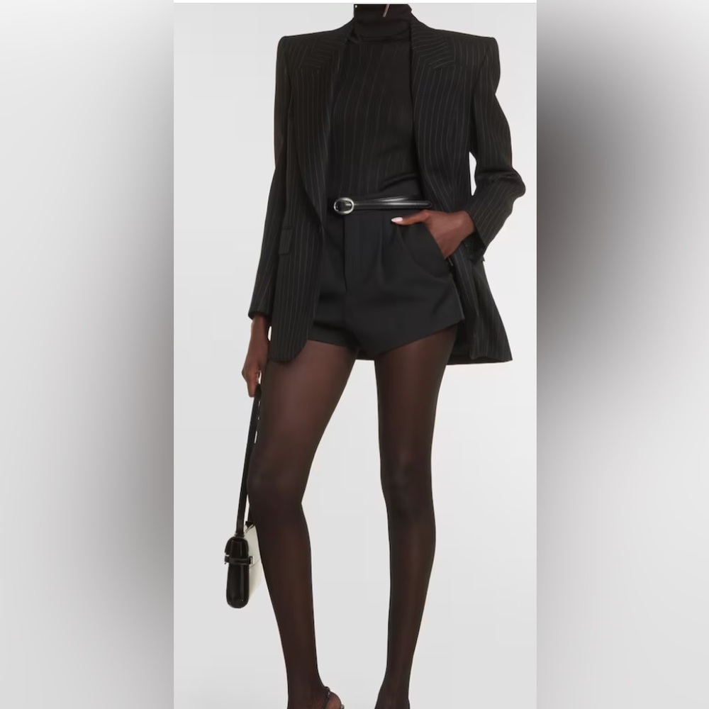 Saint Laurent Black Bermudas Minimalist Shorts - Picture 2 of 9